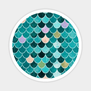 Teal mermaid Magnet